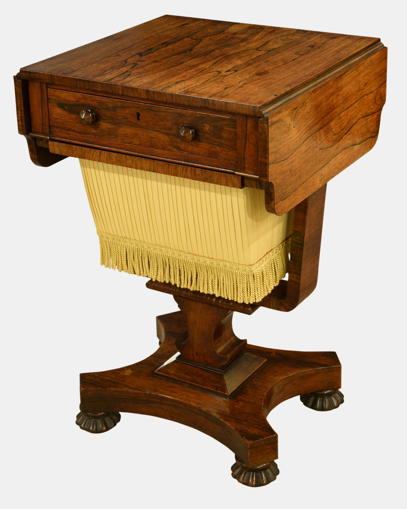 Regency Rosewood Drop Leaf Sewing Table B3570 / LA38457